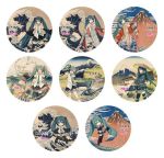 Katsushika Hokusai x Hatsune Miku Blind Box Ansteck-Button 6 cm