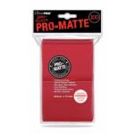 Ultra Pro Matt Hüllen Standardgröße Rot (100 Stück)