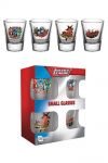 Justice League Schnapsgläser 4er-Pack Characters