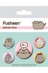Pusheen Ansteck-Buttons 5er-Pack Pusheen Says Hi