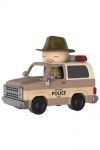 Funko Dorbz Ridez Stranger Things - Hopper and Sheriff Deputy Truck Collectible Figure 24cm
