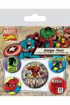 Marvel Comics Ansteck-Buttons 5er-Pack Iron Man