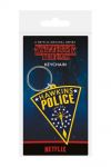 Stranger Things Gummi-Schlüsselanhänger Hawkins Police 6 cm