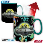 Rick and Morty Tasse mit Thermoeffekt 460 ml Raumschiff