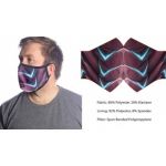 Wild Bangarang Maske Red Dragon Größe M